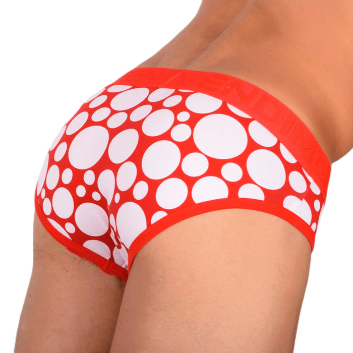 Modus Vivendi Brief Polka dot Slip Pour Homme Red 08812 39