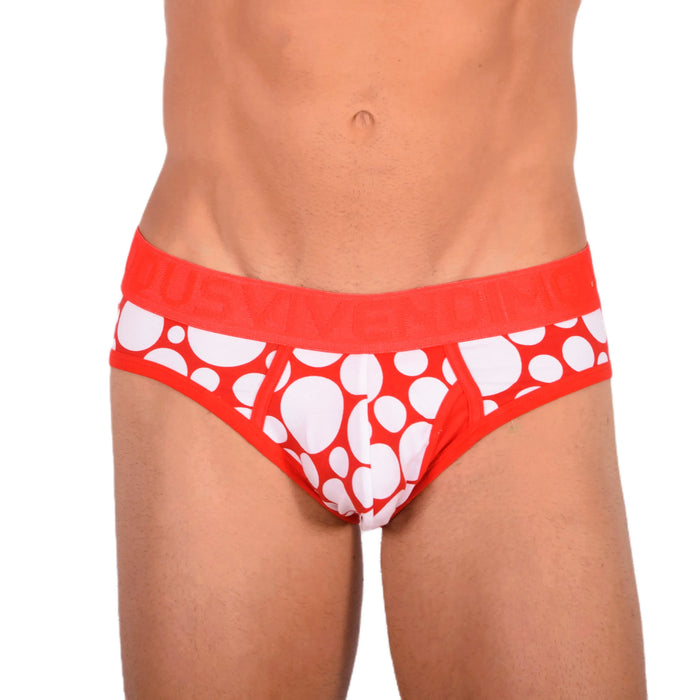 Modus Vivendi Brief Polka dot Slip Pour Homme Red 08812 39