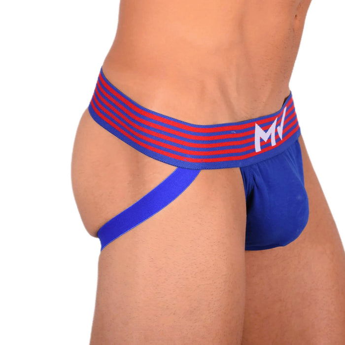 Jockstrap Modus Vivendi Jock Marine Superior Quality Cotton Elastan Blue 10815 14