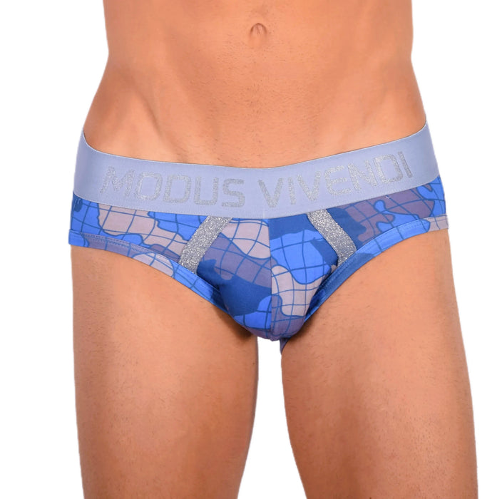 Modus Vivendi Jockstrap Backless Trapped BottomLess Camo Jock Blue 11014 6