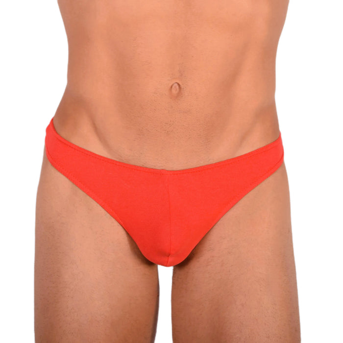 Doreanse Thongs Hang Loose Low-Rise Lean Cut Cotton Thong Red 1280 12