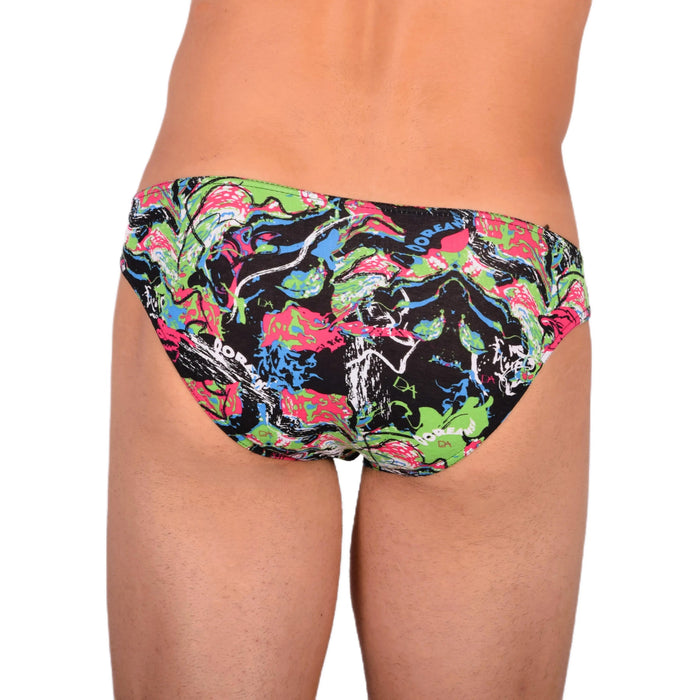 Doreanse Flamingo Splash Paint Print Casual Brief Herren Slips Homme 1361 8