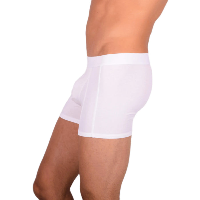 DOREANSE Boxer Casual Cotton Modal Boxer White 1755 10