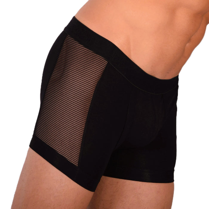 Doreanse Boxer Brief With Side Mesh Panel 1761 Black 5