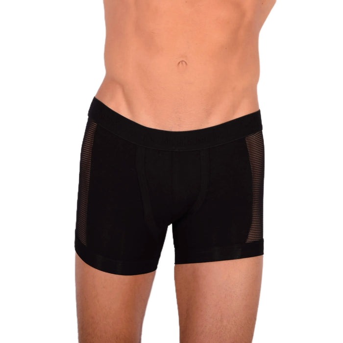 Doreanse Boxer Brief With Side Mesh Panel 1761 Black 5