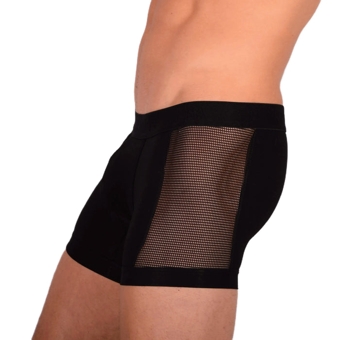 Doreanse Boxer Brief With Side Mesh Panel 1761 Black 5