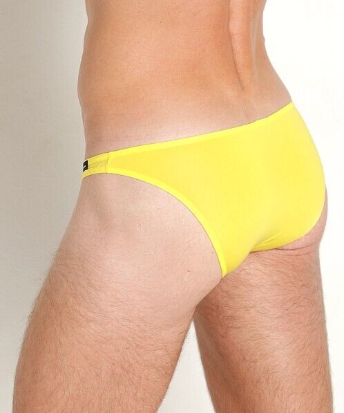 Private Structure Briefs Desire Glaze Soft Nylon Tanga Brief Yellow 4026 6