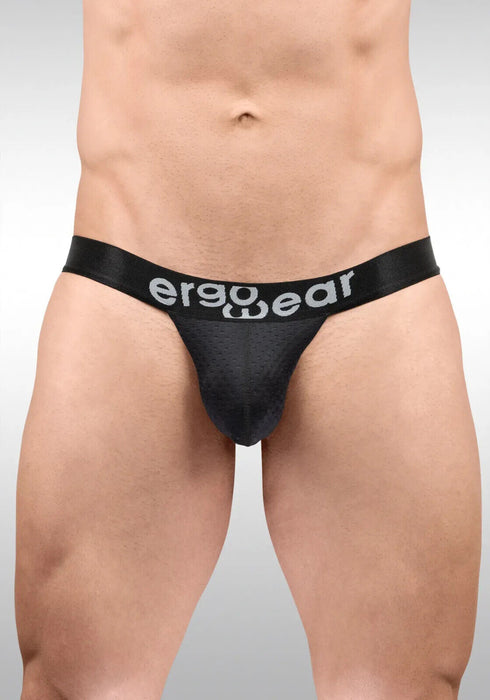 ErgoWear Jockstrap MAX Flow 3D Pouch Micro-Perforated Jock in Black 1686