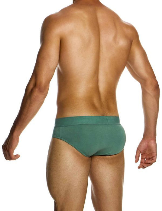 Modus Vivendi Classic Brief Bamboo Eco-Jacquard Briefs Khaki Green 13415 184