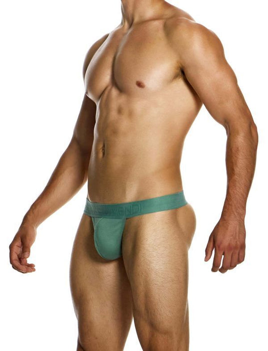 Modus Vivendi Bamboo Thong Eco-Jacquard T-String Khaki Green 13411 185