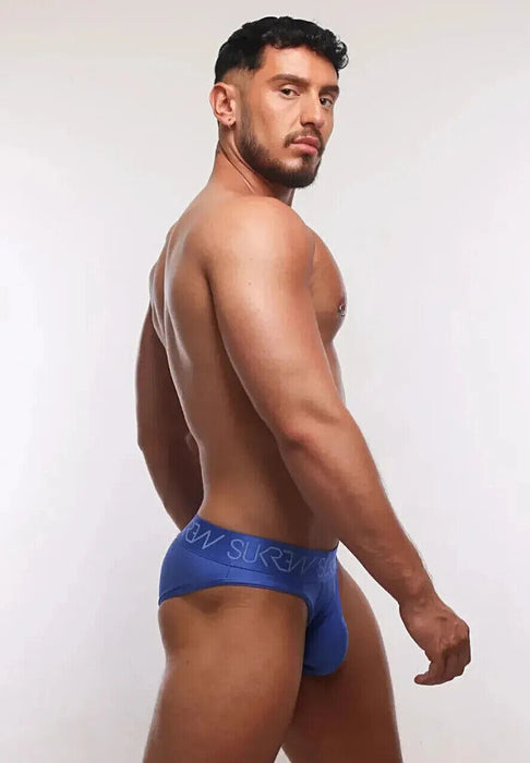 SUKREW Classic Brief Stretch Unlined Large Contoured Pouch Brief in Sapphire 39