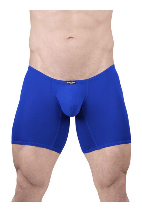 ErgoWear MidCut X4D Long Boxer Briefs 3D Seamed Pouch in Royal Blue 1710