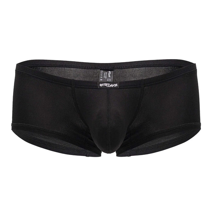 ErgoWear X4D Mini Boxer Trunks 3D-Seamed Pouch in Black 1701