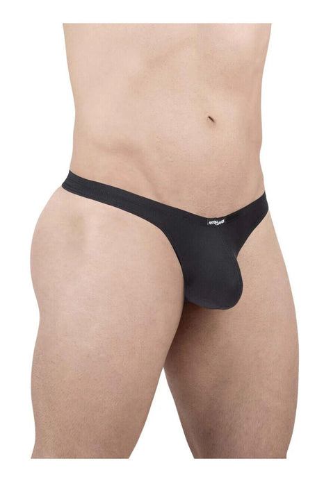 ErgoWear X4D Thongs Quick Dry and Resilient Soft Thong in Black 1699