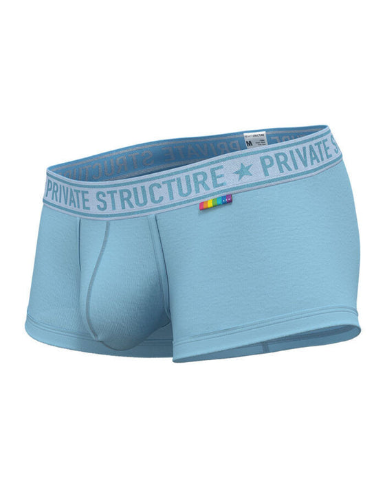 PRIVATE STRUCTURE Boxer Trunks 3D Contour Pouch PRD Dream Atlantic Blue 4386a1