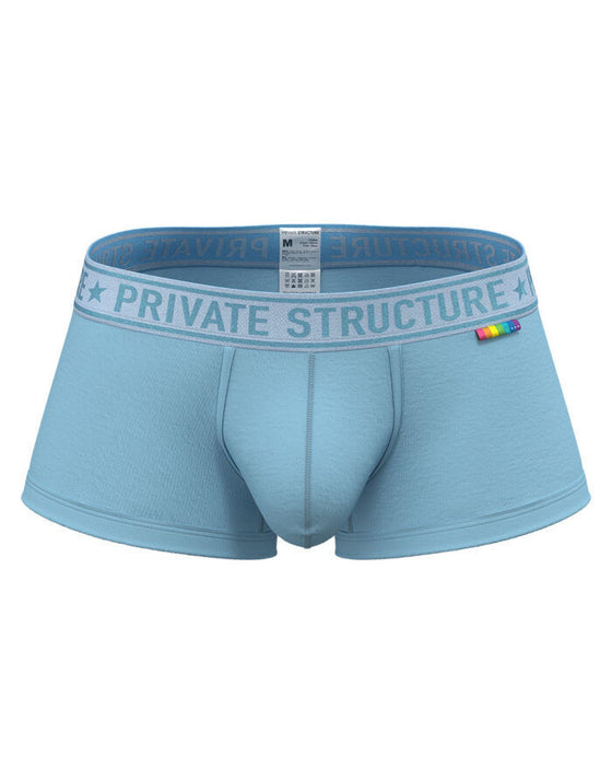 PRIVATE STRUCTURE Boxer Trunks 3D Contour Pouch PRD Dream Atlantic Blue 4386a1