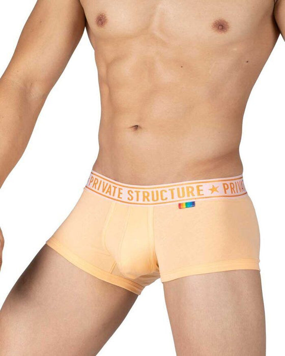 PRIVATE STRUCTURE PRD Boxer Trunks 3D-Contour Pouch Marshmellow Orange 4386a1