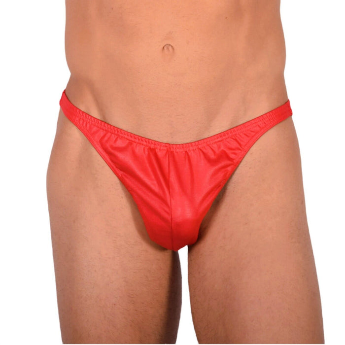 S/M SMU Sheer Red Thong MX19 33991