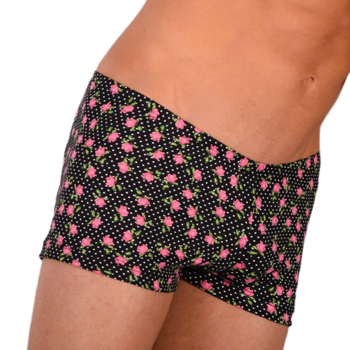 2XS/XS Smu Tanning Walking around sheer Floral Mini Boxer MX19 34026