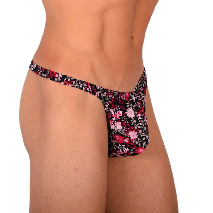 XS/S SMU Tanning Walking around Floral Thong MX19 34041