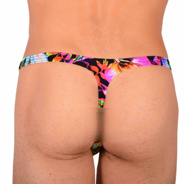 XS/S SMU Walking around Tanning Multicolor Thong MX19 34044