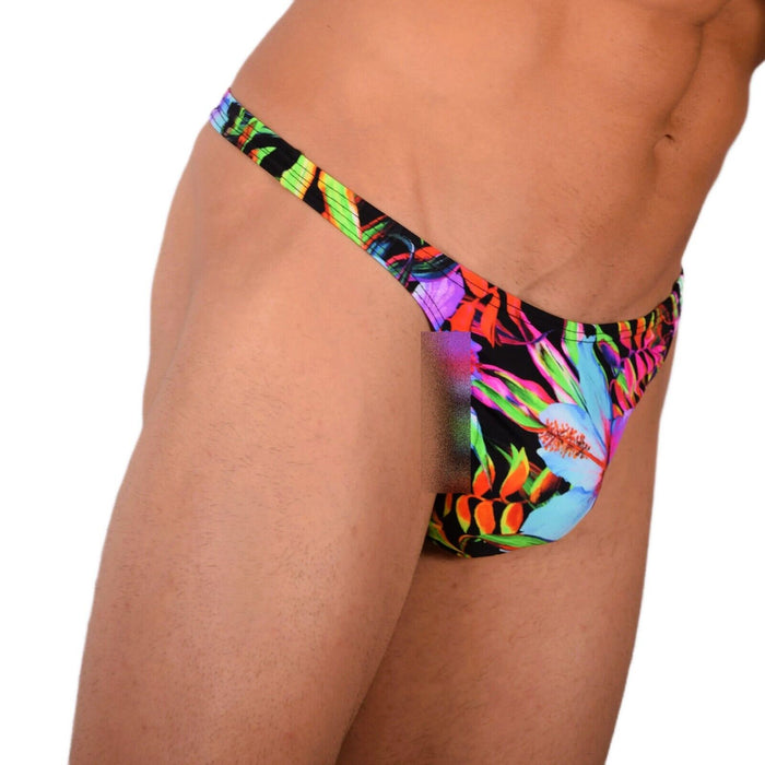 XS/S SMU Walking around Tanning Multicolor Thong MX19 34044