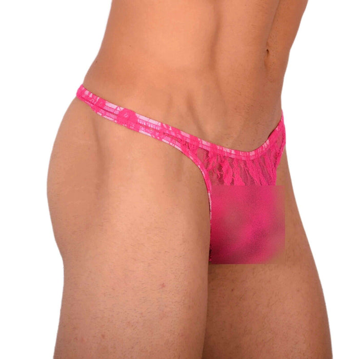 XS/S SMU Tanning Pink C-Thru Thongs MX19 34050