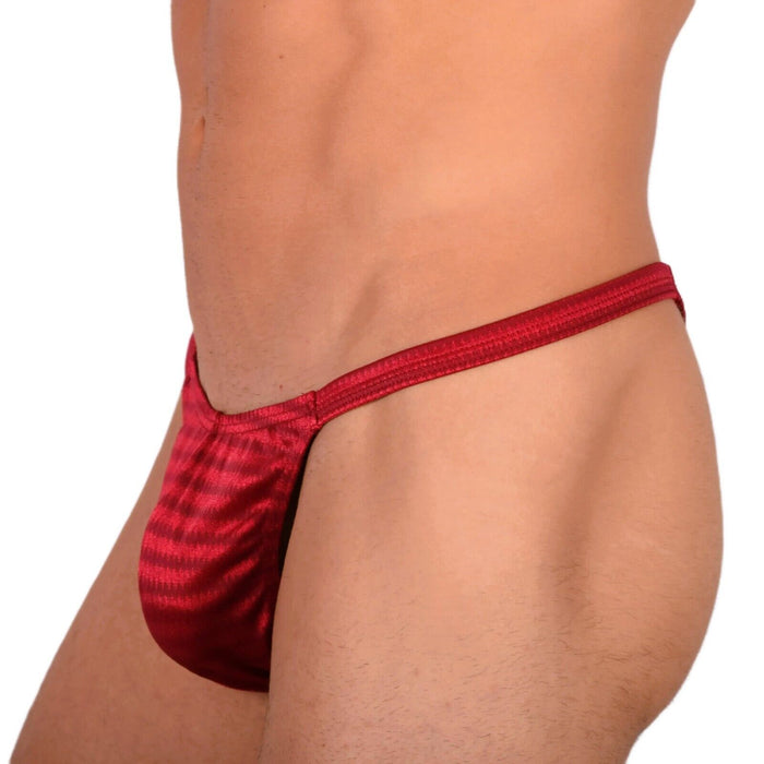 XS/S SMU Tanning Walking around Red Thong MX20 34055