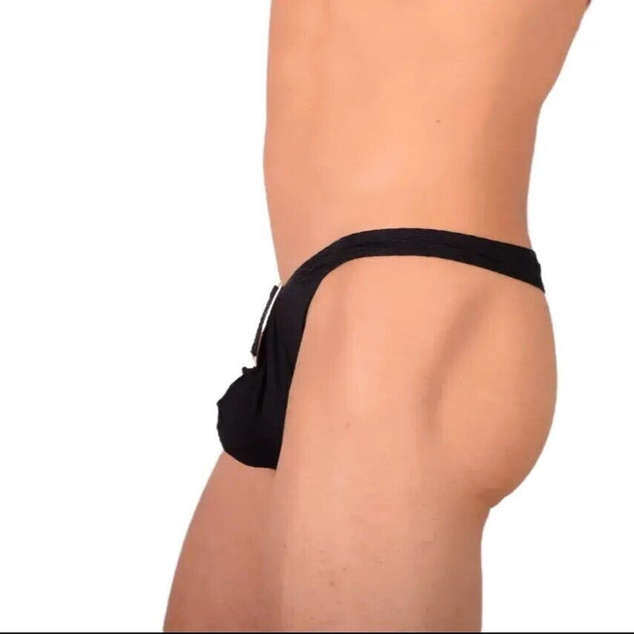 S SMU Sensual Black Thong MX20 34113