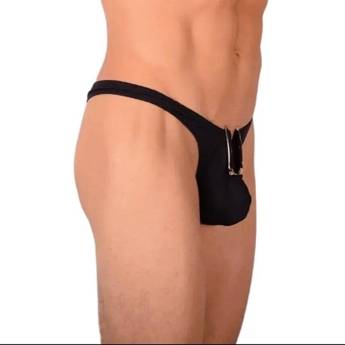 S SMU Sensual Black Thong MX20 34113