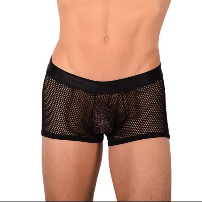 S SMU Sensual C-Thru Black Boxer MX20 34117