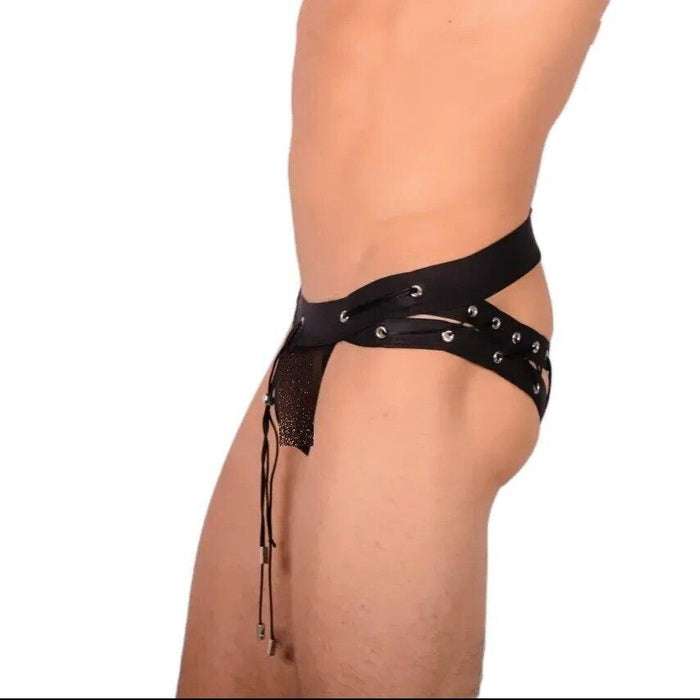 M SMU Sensual Special Black Jockstrap MX21 34146