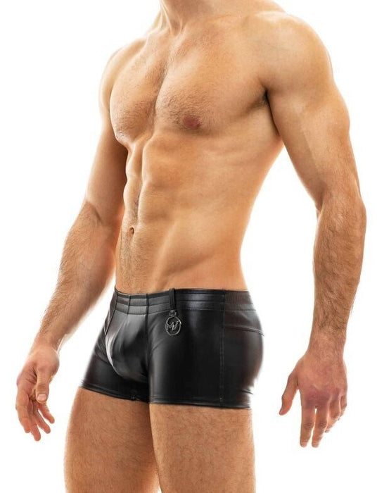 MODUS VIVENDI Leather Boxer Tight Fit Black 20521 63