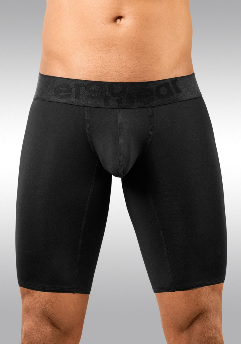 ErgoWear Long Boxer MAX BOLD Bikers Athletic Shorts in Black 1783 140