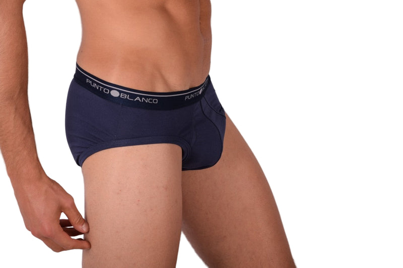 Small Punto Blanco Brief Basix Briefs Sustainable Cotton Navy 53489 P16