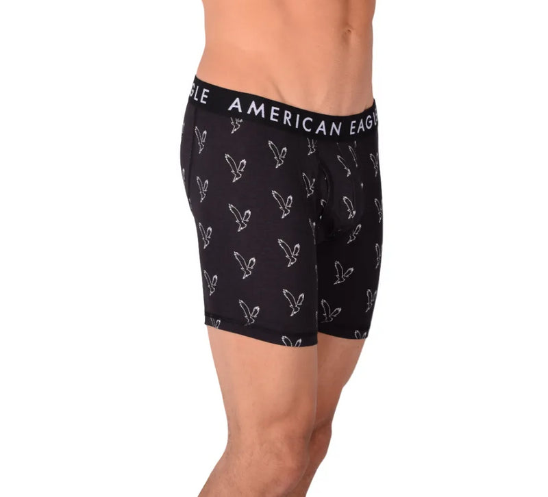American Eagle Black Eagles Fly Front Boxer Brief AE1