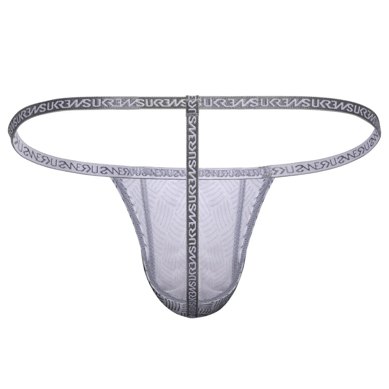 SUKREW G-String With Rounded Cupping Pouch Stretchy String Checker 30