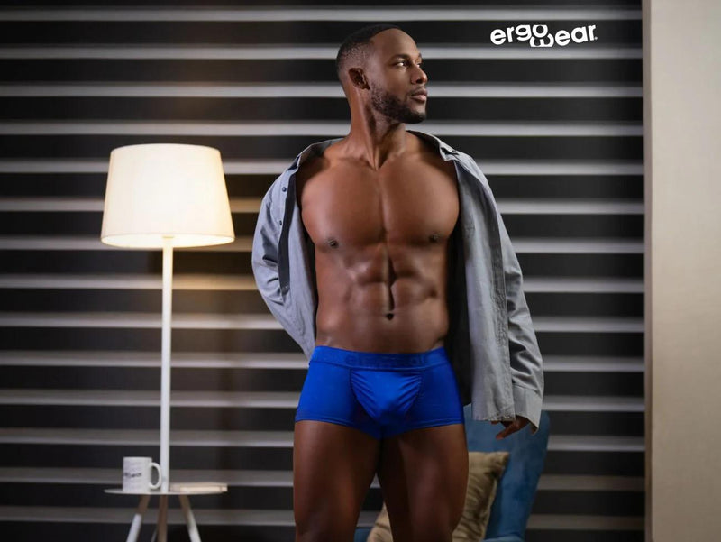 ErgoWear Micro-Mesh Boxer Trunk FEEL SE Adaptable Pouch in Royal Blue 1752 94