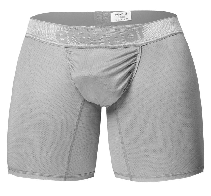 ErgoWear Micro Mesh Boxer Briefs FEEL SE Mid-Cut Long Boxer in Silver 1761 110