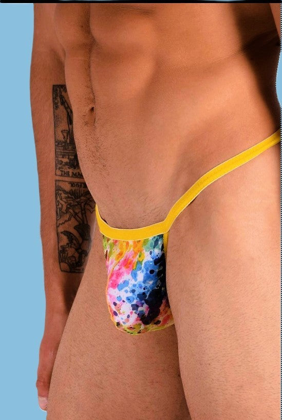 SMU Splash Tiny Men's G-String Multicolor P01014 H04