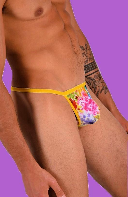 SMU Splash Tiny Men's G-String Multicolor P01014 H04