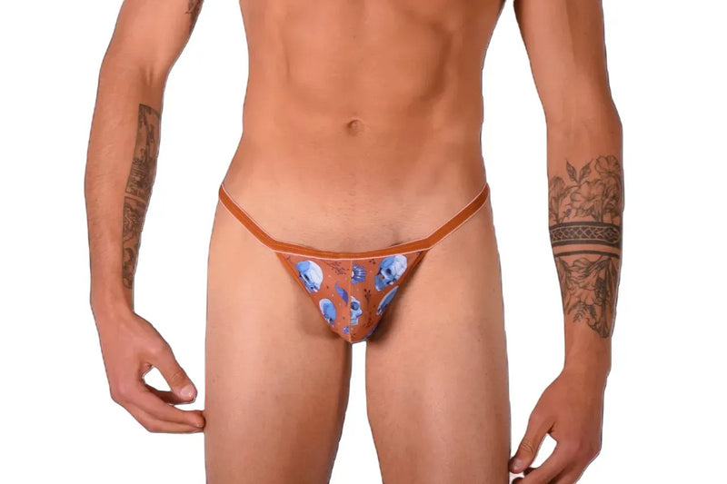SMU String Skulls Tiny Tanning G-String Copper P01014 H02