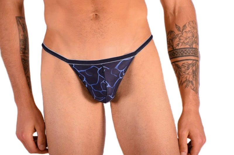 SMU Artistic Tiny Tanning G-String Navy H10