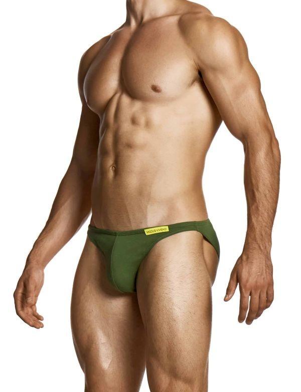 MODUS VIVENDI Army Low Cut Briefs Bikini-Cut Knitted Briefs Khaki 27412 104