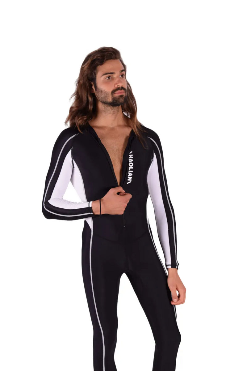 SMU Full Singlet Bodysuit Competition Swimwear Diving Wetsuit  Singlet Black 1