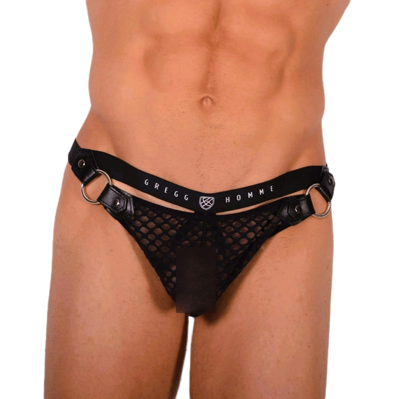 Small Gregg Homme  Sexy C-Thru Mesh Black Thong 33952 MX18