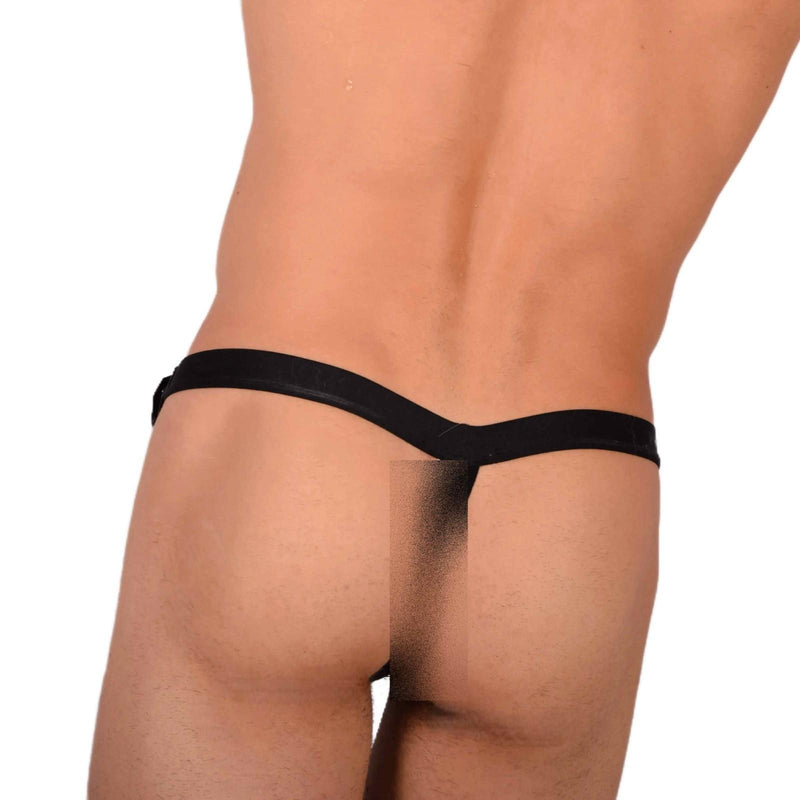 Small Gregg Homme  Sexy C-Thru Mesh Black Thong 33952 MX18