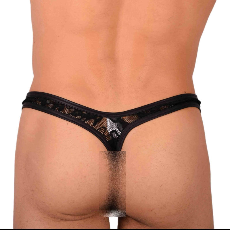 WOJOER C-Thru Thong Black 33930 MX18