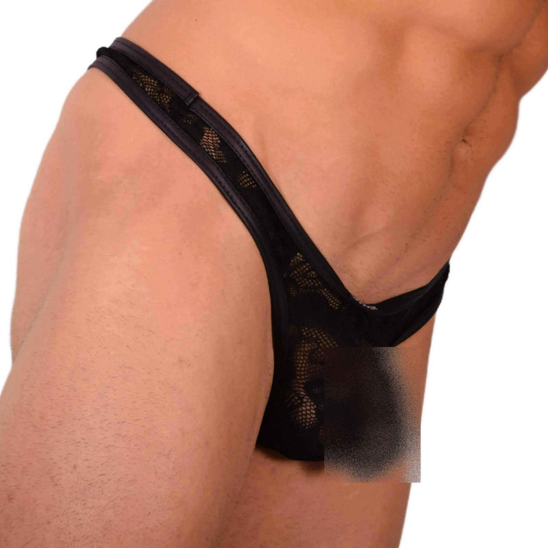 WOJOER C-Thru Thong Black 33930 MX18