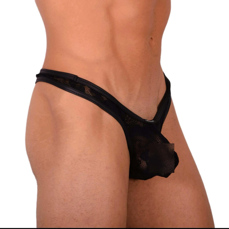 WOJOER C-Thru Thong Black 33930 MX18